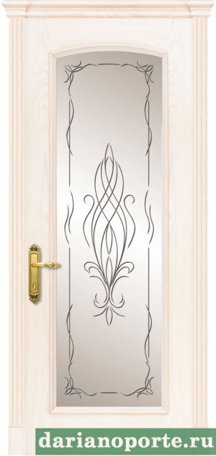 межкомнатные двери  Дариано Селена гравировка Азалия ясень карамель