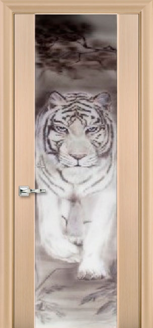межкомнатные двери  Луидор Альмека фотопечать Тигр