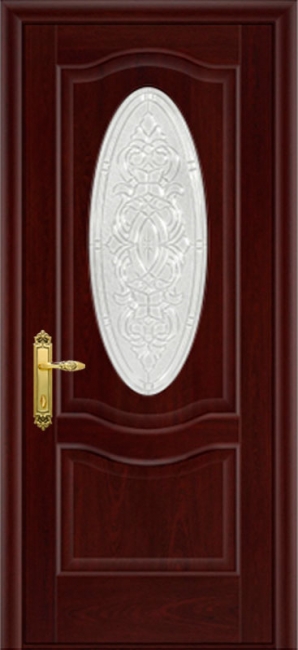 межкомнатные двери  Луидор Оливия 2 витраж Богема