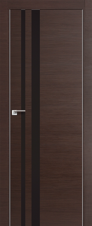 межкомнатные двери  Profil Doors 16Z тёмно-коричневый венге кроскут
