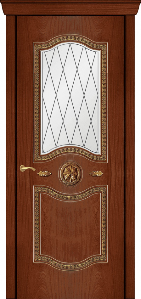 межкомнатные двери  Практика Лаура гравировка Готика декор Жакар