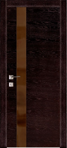 межкомнатные двери  Дариано Вита-2 стекло каштан шоколад