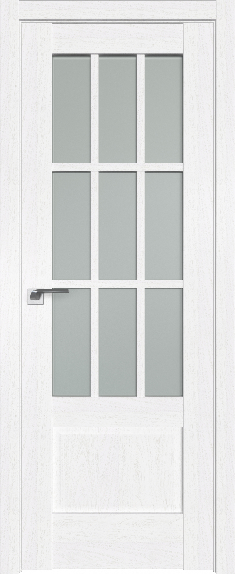межкомнатные двери  Profil Doors 104X стекло пекан белый