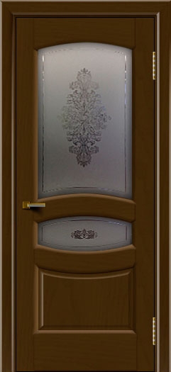 межкомнатные двери  Лайндор Алина 2 со стеклом Алина 2 ясень мёд тон 29