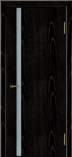 межкомнатные двери  Лайндор Камелия К1 триплекс белый чёрная эмаль тон 26