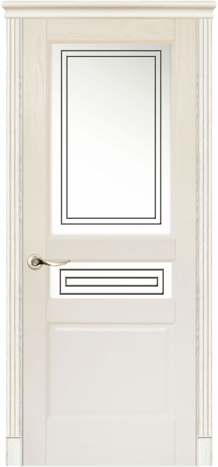 межкомнатные двери  La Porte New Classic 200.2 гравировка Квадро ясень карамель