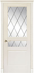 	межкомнатные двери 	La Porte New Classic 200.2 гравировка Ромб ясень карамель