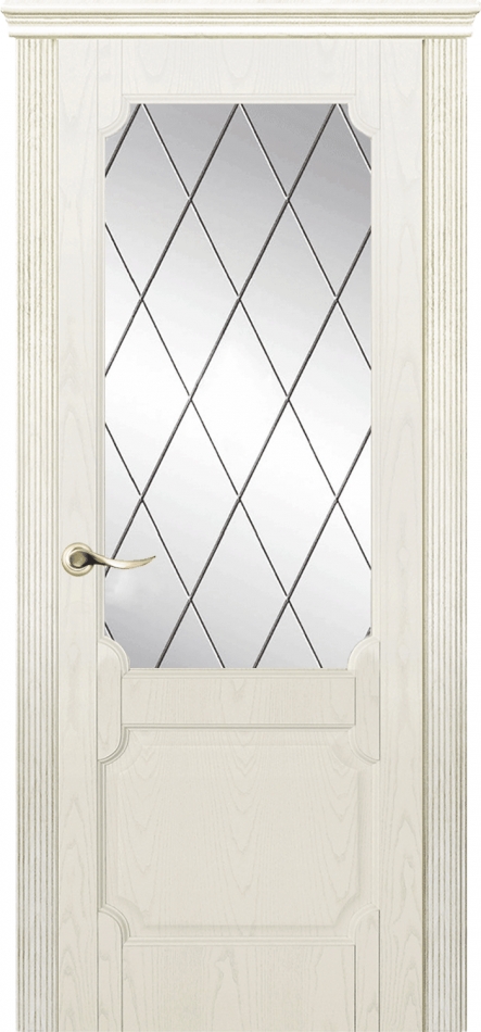 межкомнатные двери  La Porte New Classic 200.3 гравировка Ромб ясень карамель