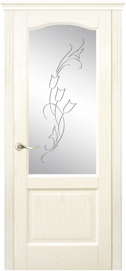 межкомнатные двери  La Porte New Classic 200.4 гравировка Альба ясень карамель