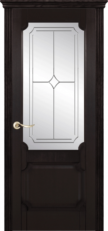 межкомнатные двери  La Porte New Classic 200.3 гравировка Падуя браун