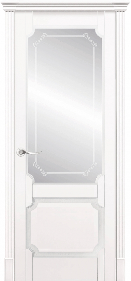 межкомнатные двери  La Porte New Classic 200.3 матирование Кифа эмаль белая