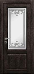 	межкомнатные двери 	La Porte Master 400.2 гравировка Вега конго