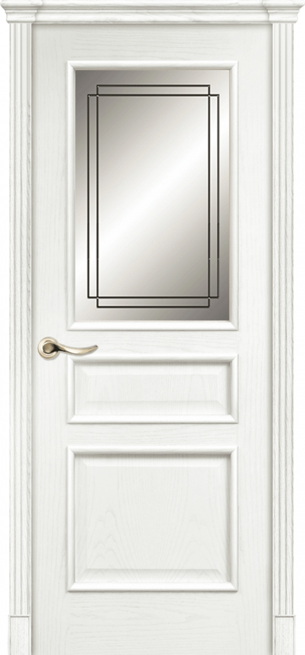 межкомнатные двери  La Porte Classic 300.1 гравировка Тетро ясень бланко