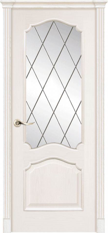межкомнатные двери  La Porte Classic 300.5 гравировка Ромб ясень карамель