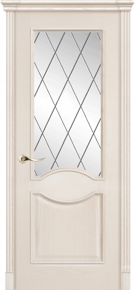 межкомнатные двери  La Porte Classic 300.7 гравировка Ромб ясень карамель