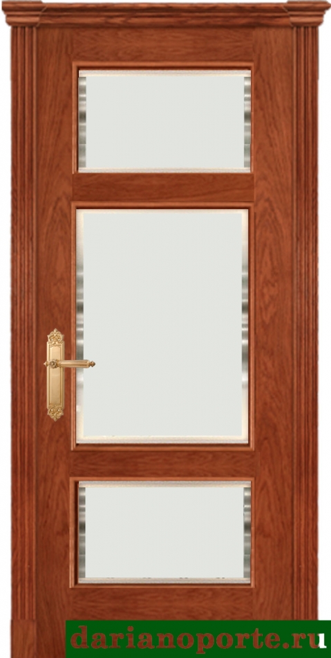 межкомнатные двери  Дариано Элегант 3 с фацетом черешня