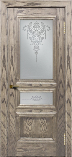 межкомнатные двери  Лайндор Агата стекло Версаль корица тон 39