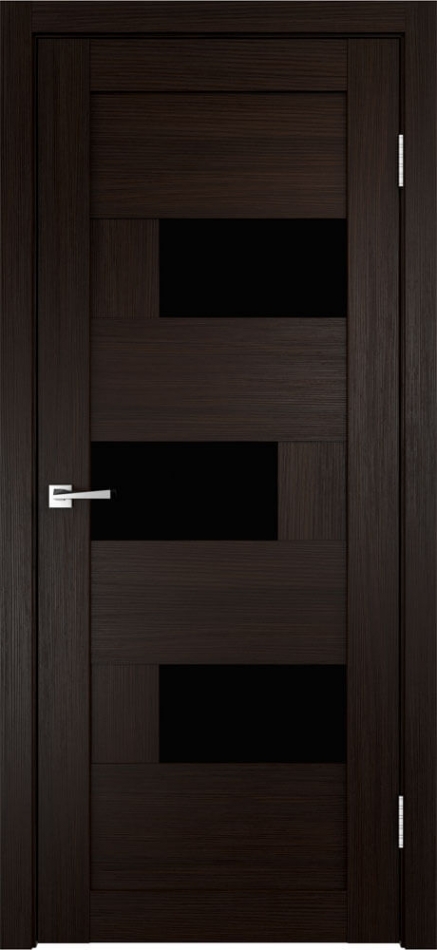 межкомнатные двери  Velldoris Domino 1 чёрный венге