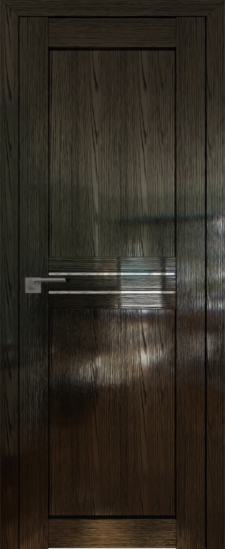 межкомнатные двери  Profil Doors 2.55STP остекление Pine Black глянец