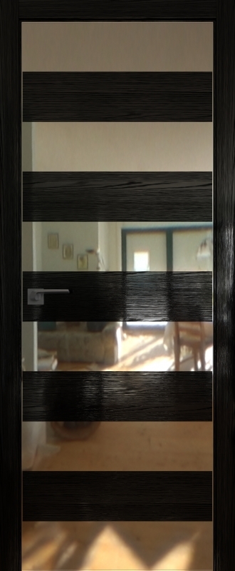 межкомнатные двери  Profil Doors 8STK Pine Black глянец