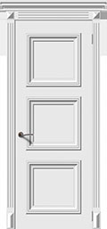 	межкомнатные двери 	La Porte BN06 эмаль белая
