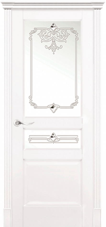 межкомнатные двери  La Porte New Classic 200.2 контур Дели эмаль белая