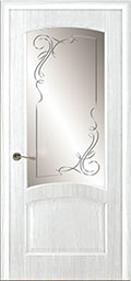	межкомнатные двери 	La Porte New Classic 200.9 гравировка Альфа ясень бланко