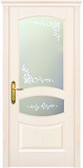 	межкомнатные двери 	La Porte New Classic 200.10 шелкография Санта ясень карамель