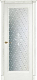 	межкомнатные двери 	La Porte Classic 300.3F гравировка Лилия ясень бланко