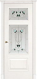 	межкомнатные двери 	La Porte Classic 300.6 витраж Корсо ясень бланко