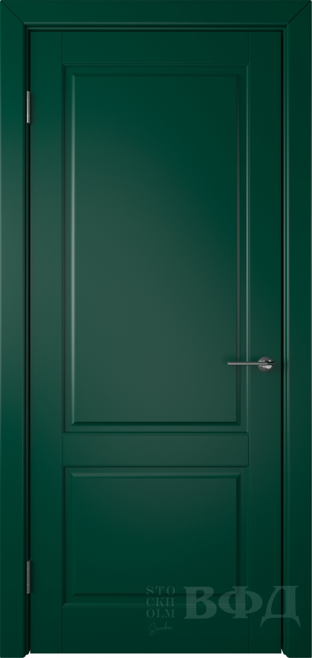 межкомнатные двери  ВФД Доррен эмаль зелёная