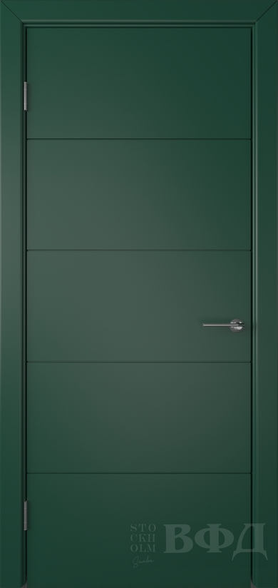 межкомнатные двери  ВФД Тривиа эмаль зелёная