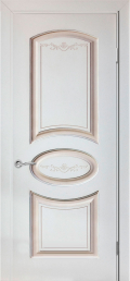 	межкомнатные двери 	Прованс Классика с фрезеровкой Афины эмаль