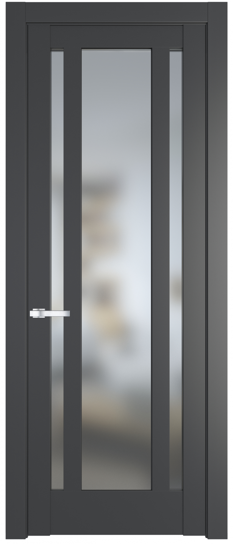 межкомнатные двери  Profil Doors 3.5.2 PM со стеклом графит