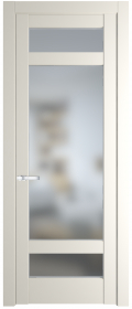 	межкомнатные двери 	Profil Doors 4.3.2 PD со стеклом перламутр белый