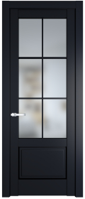 	межкомнатные двери 	Profil Doors 3.2.2 (р.6) PD со стеклом нэви блу