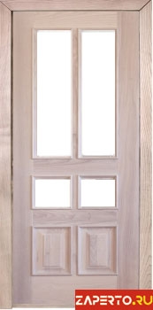 межкомнатные двери  Калинка Медичи под 4 стекла белёный дуб