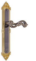 дверные ручки  ADC Sorrento чёрный никель и золото