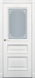 межкомнатные двери  Фрамир Florencia 3 со стеклом эмаль