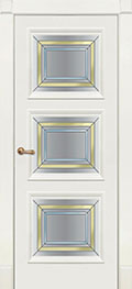 межкомнатные двери  Фрамир Florencia 9 со стеклом эмаль