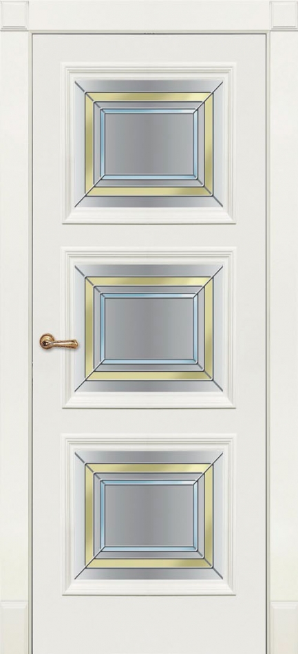 межкомнатные двери  Фрамир Florencia 9 со стеклом эмаль