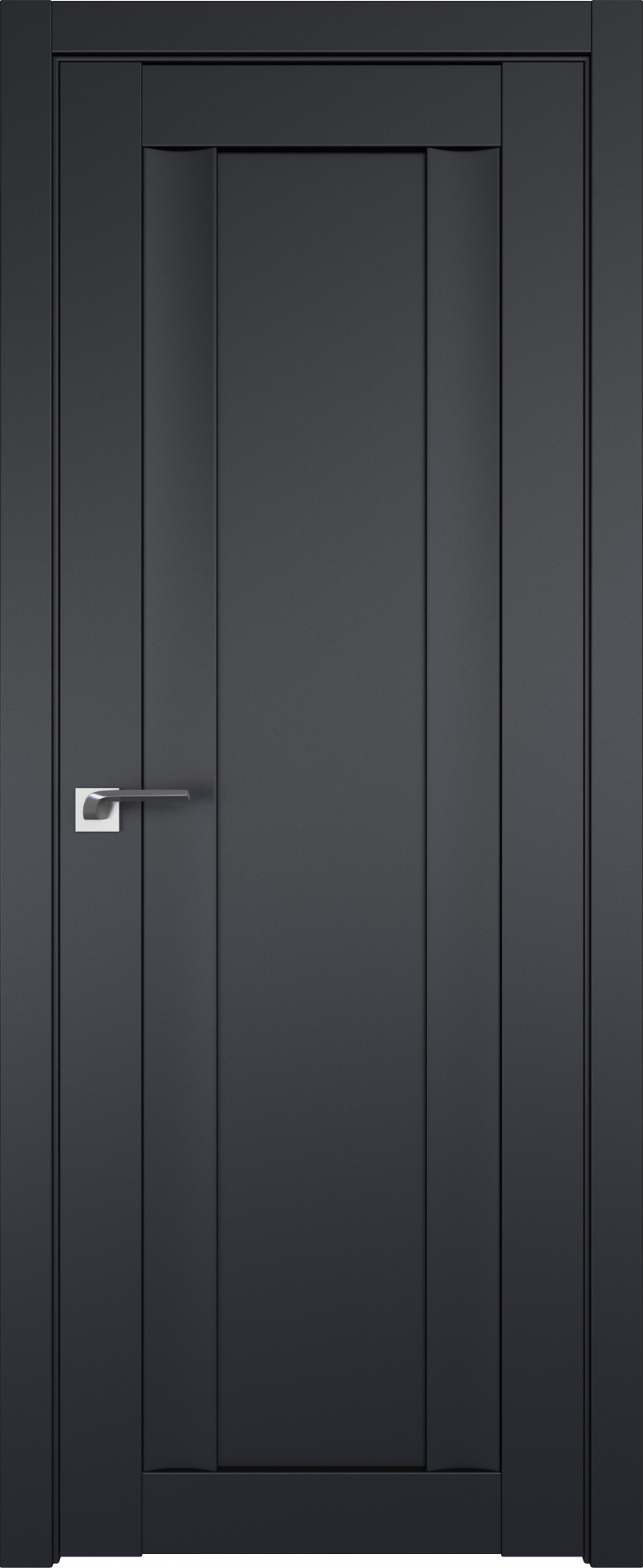 межкомнатные двери  Profil Doors 52U чёрный seidenmatt