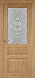межкомнатные двери  Фрамир Elegance 3 со стеклом нанотекс