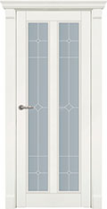 межкомнатные двери  Фрамир Verona 6 со стеклом эмаль