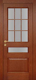межкомнатные двери  Фрамир New Classic 3-2-9 со стеклом шпон