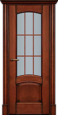 межкомнатные двери  Фрамир New Classic 4-9 со стеклом шпон