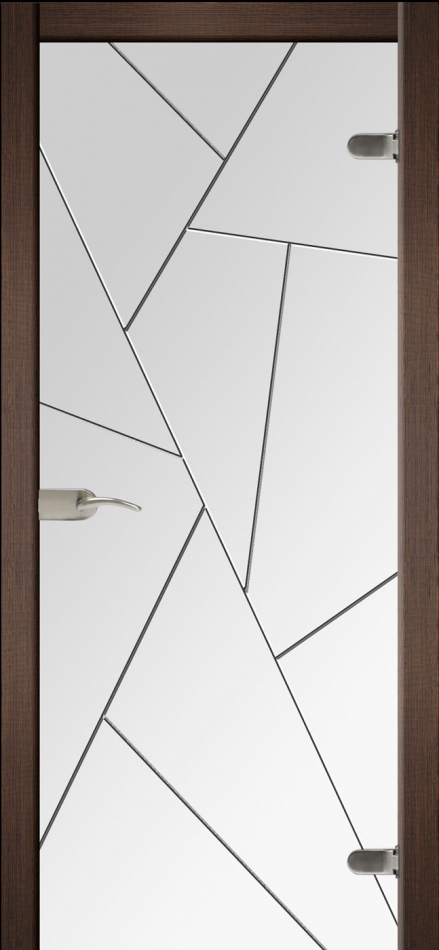 стеклянные двери  Дариано Вектор-1 гравировка