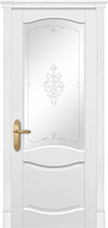 межкомнатные двери  Дариано Соренто гравировка Полонез эмаль