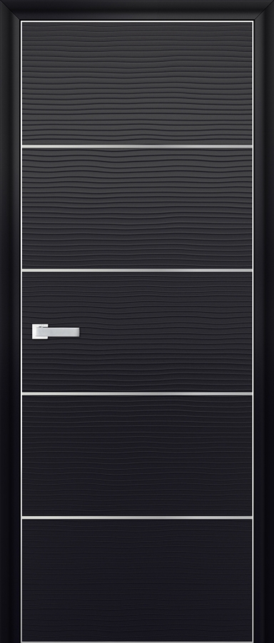 межкомнатные двери  Profil Doors 7D чёрная волна