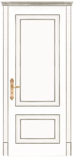 межкомнатные двери  Дариано Виченца-2 эмаль патина
